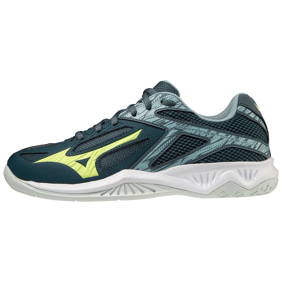 Blue Men Mizuno Lightning Star Z6 Jr Volleyball Shoes | 9532-MISKT