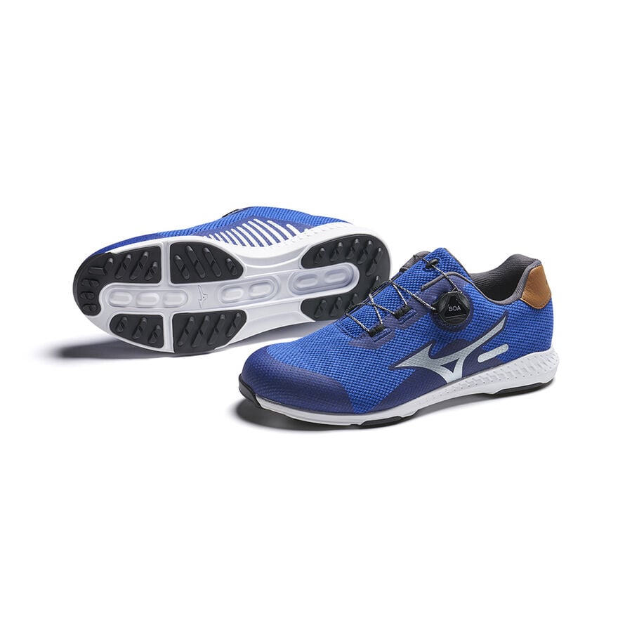 Blue Men Mizuno Nexlite 008 Boa Golf Shoes | 1024-MUJXV