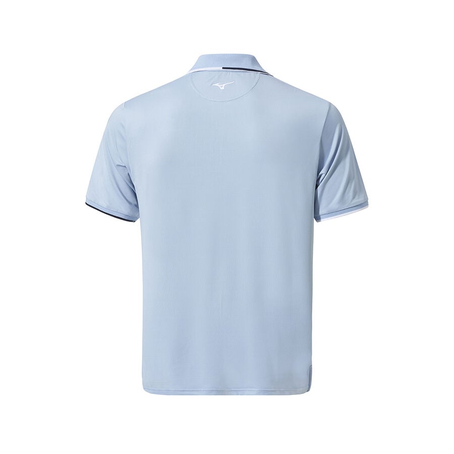 Blue Men Mizuno Qd Comp Plus Polo Shirts | 1065-XOPWN