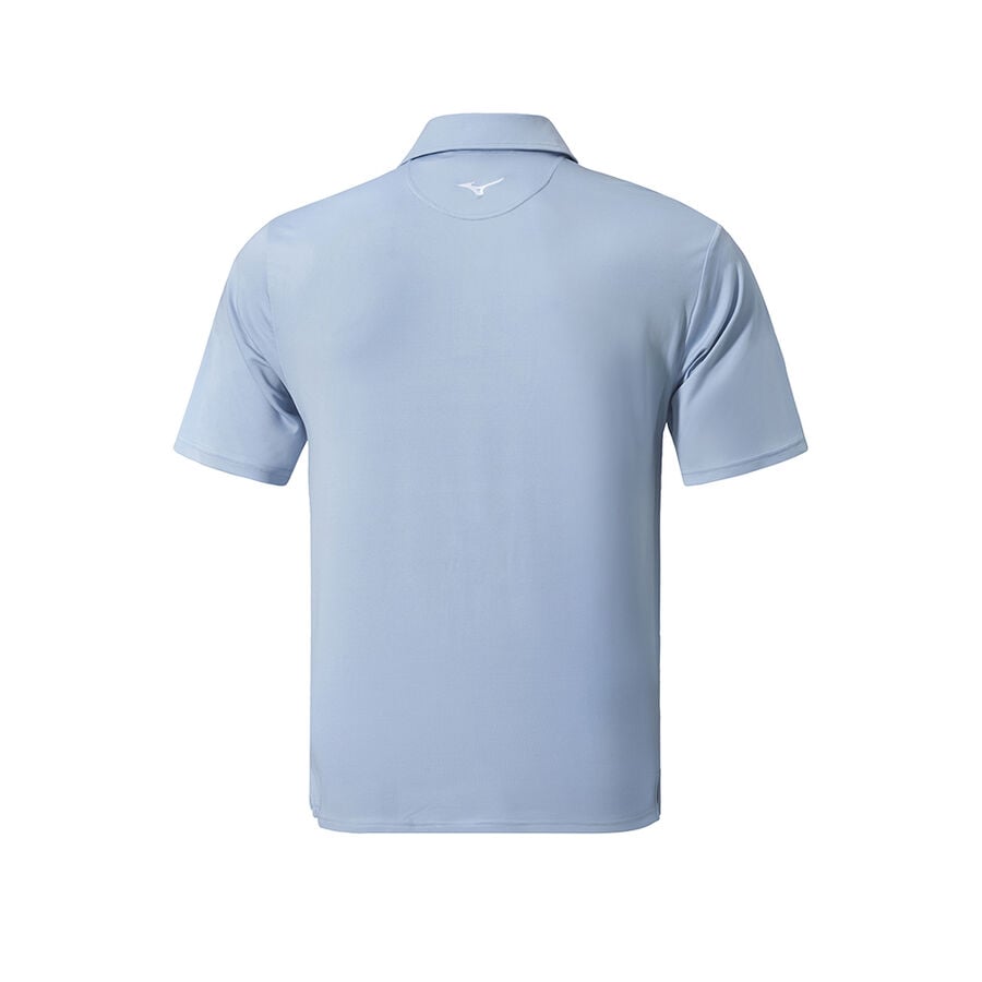 Blue Men Mizuno Qd Comp Polo Shirts | 7821-YQDHW