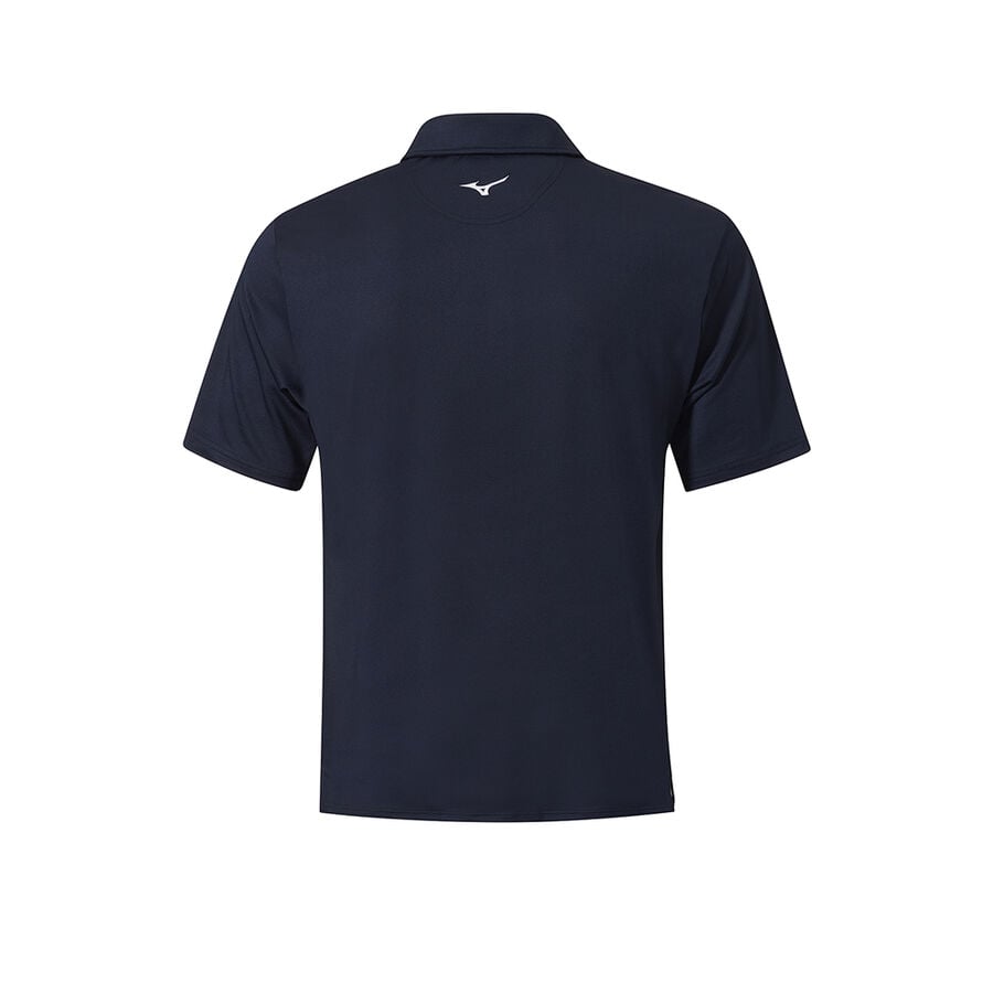 Blue Men Mizuno Qd Elite Gradient Polo Shirts | 6938-WBQCT