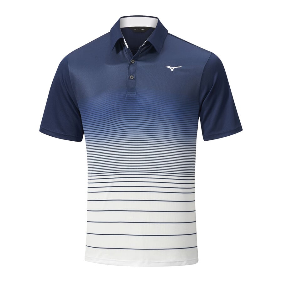 Blue Men Mizuno Quick Dry Mirage Polo Shirts | 7921-LTIVO