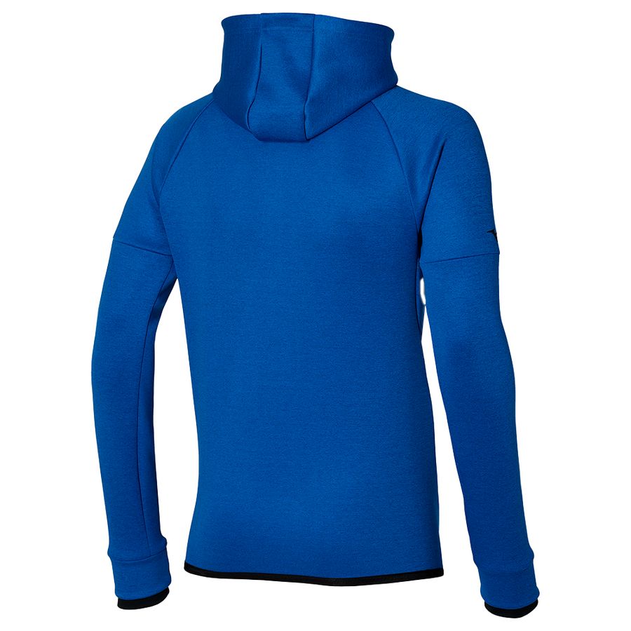 Blue Men Mizuno Sweat Sr Hoodie | 0563-EZIJD