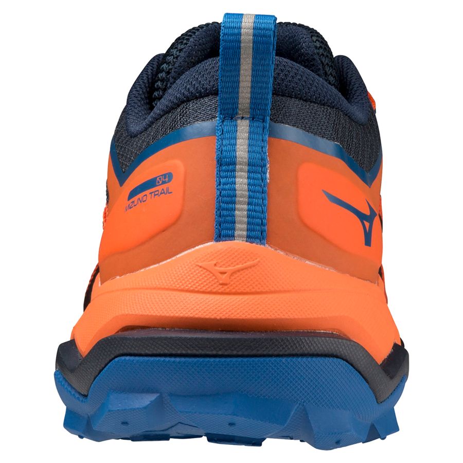 Blue Men Mizuno Wave Ibuki 4 Trail Running Shoes | 7852-JCBSM