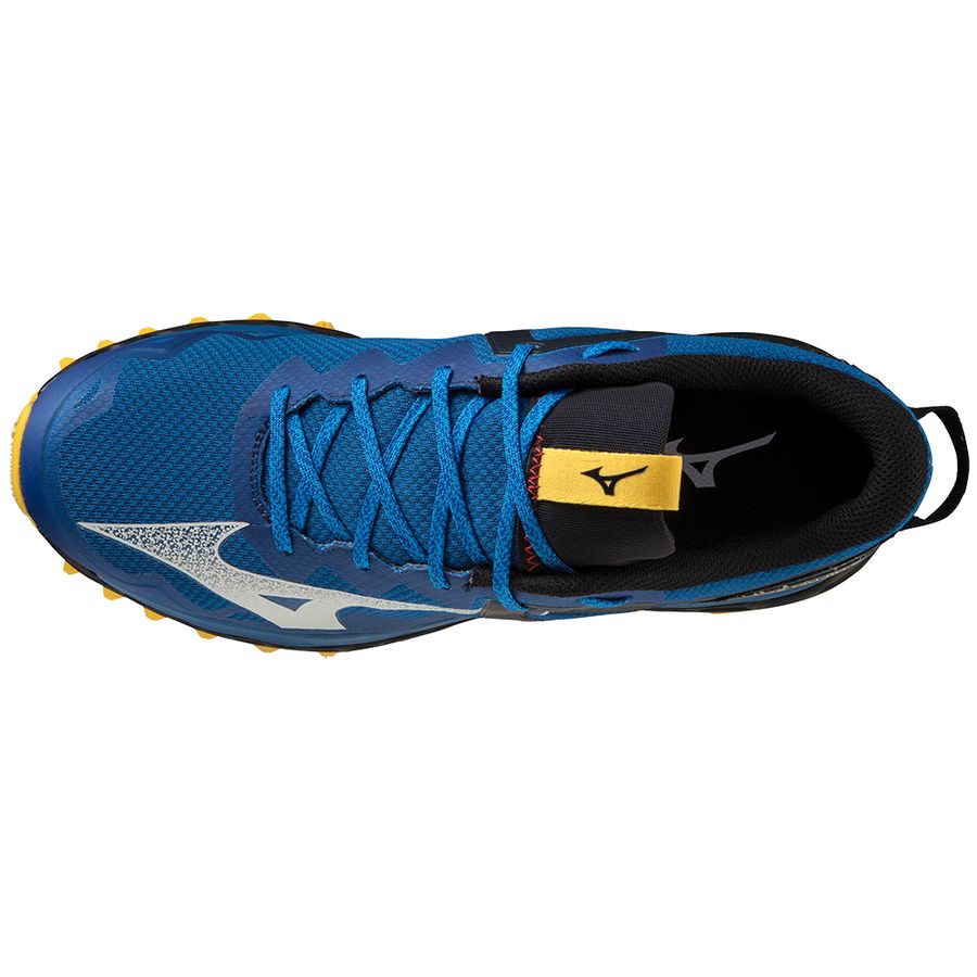 Blue Men Mizuno Wave Mujin 9 Running Shoes | 5301-YAHLF