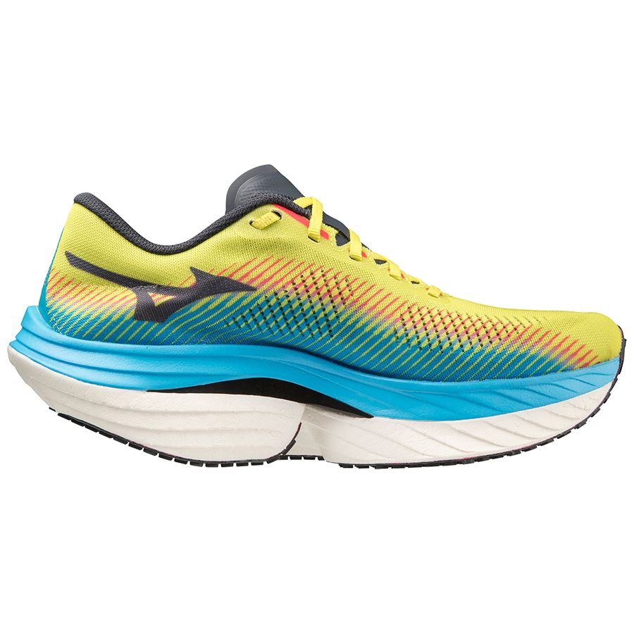 Blue Men Mizuno Wave Rebellion Pro Running Shoes | 9862-KHEZU