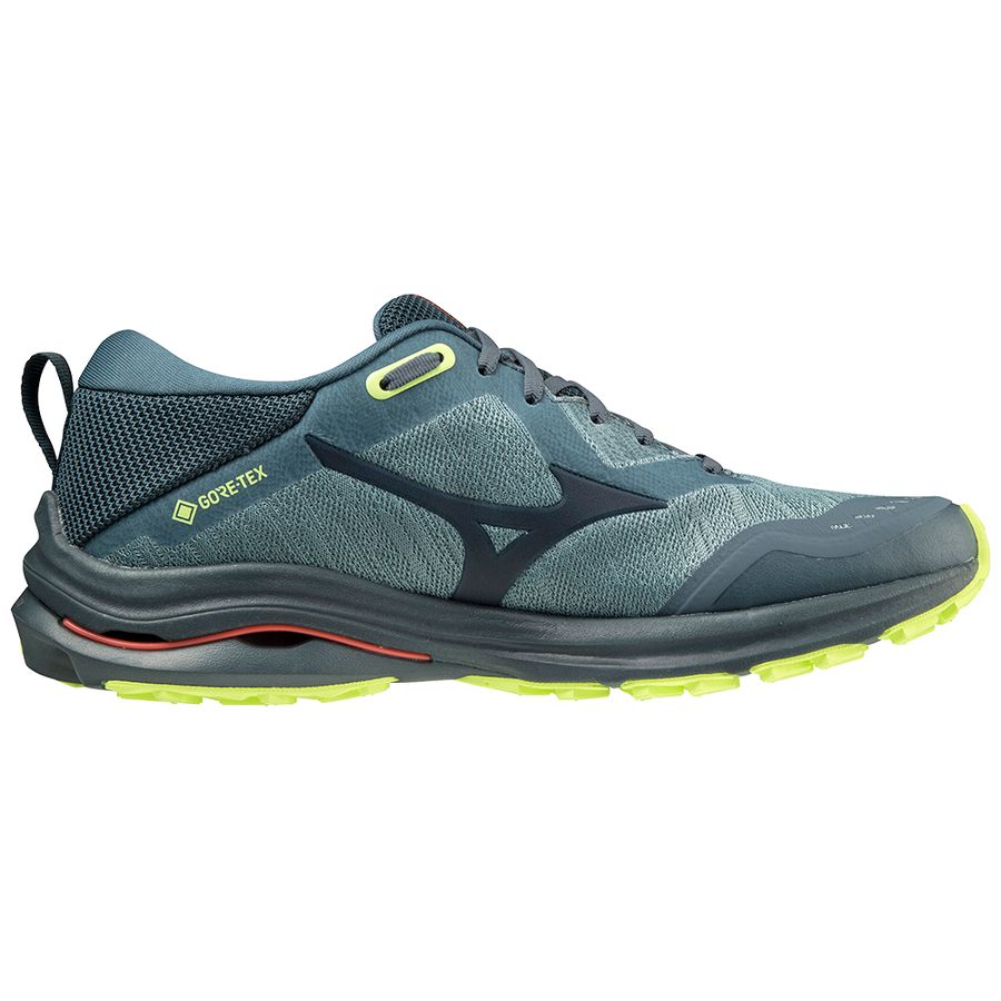 Blue Men Mizuno Wave Rider Gtx Running Shoes | 3142-ZGXJN