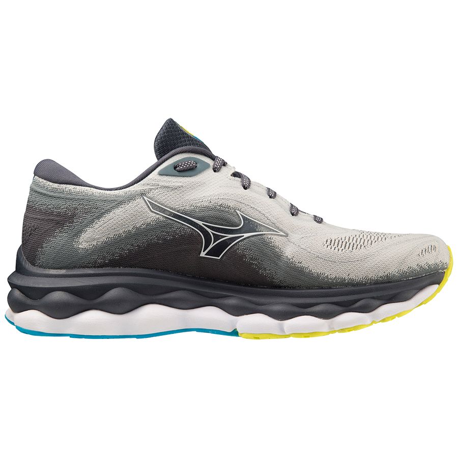 Blue Men Mizuno Wave Sky 7 Running Shoes | 5894-TNRWO