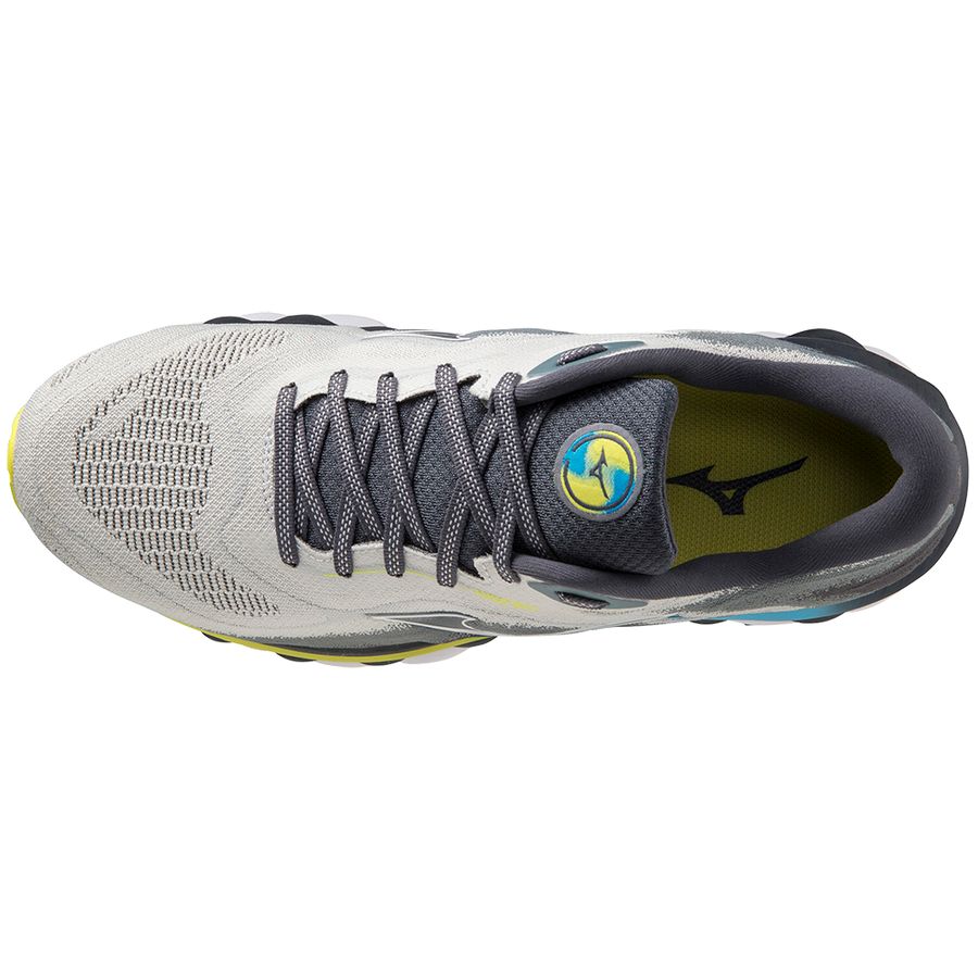 Blue Men Mizuno Wave Sky 7 Running Shoes | 5894-TNRWO