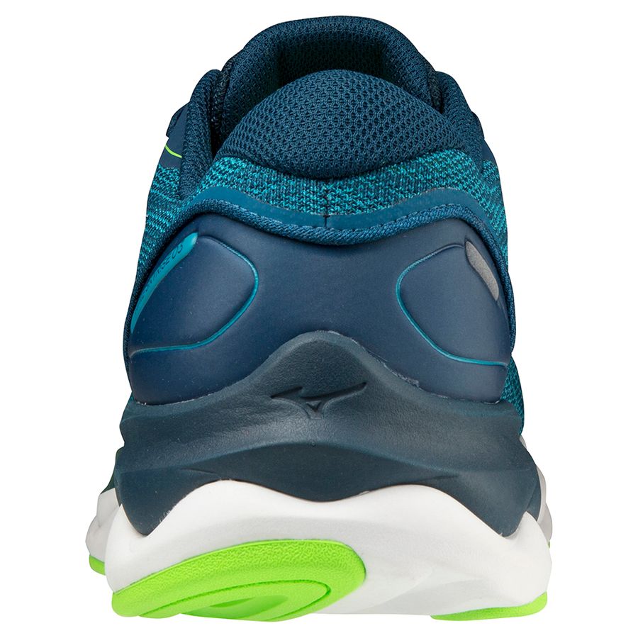 Blue Men Mizuno Wave Skyrise 3 Running Shoes | 2856-DBTQM