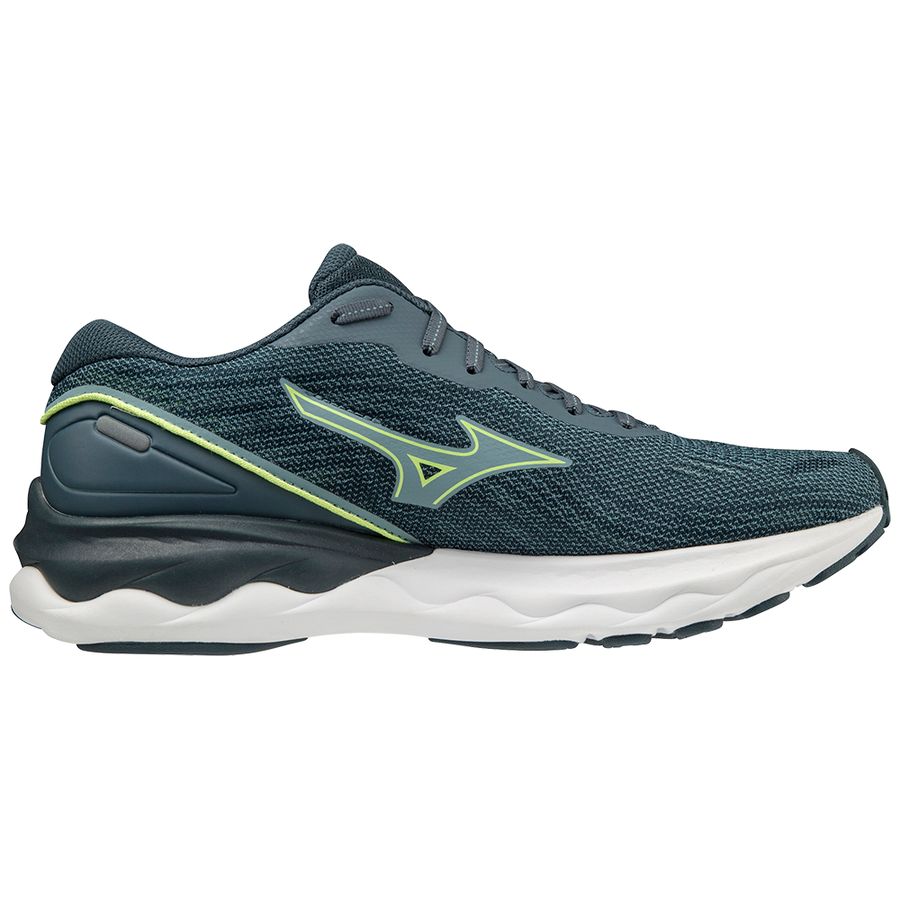 Blue Men Mizuno Wave Skyrise 3 Running Shoes | 9032-SXGIJ