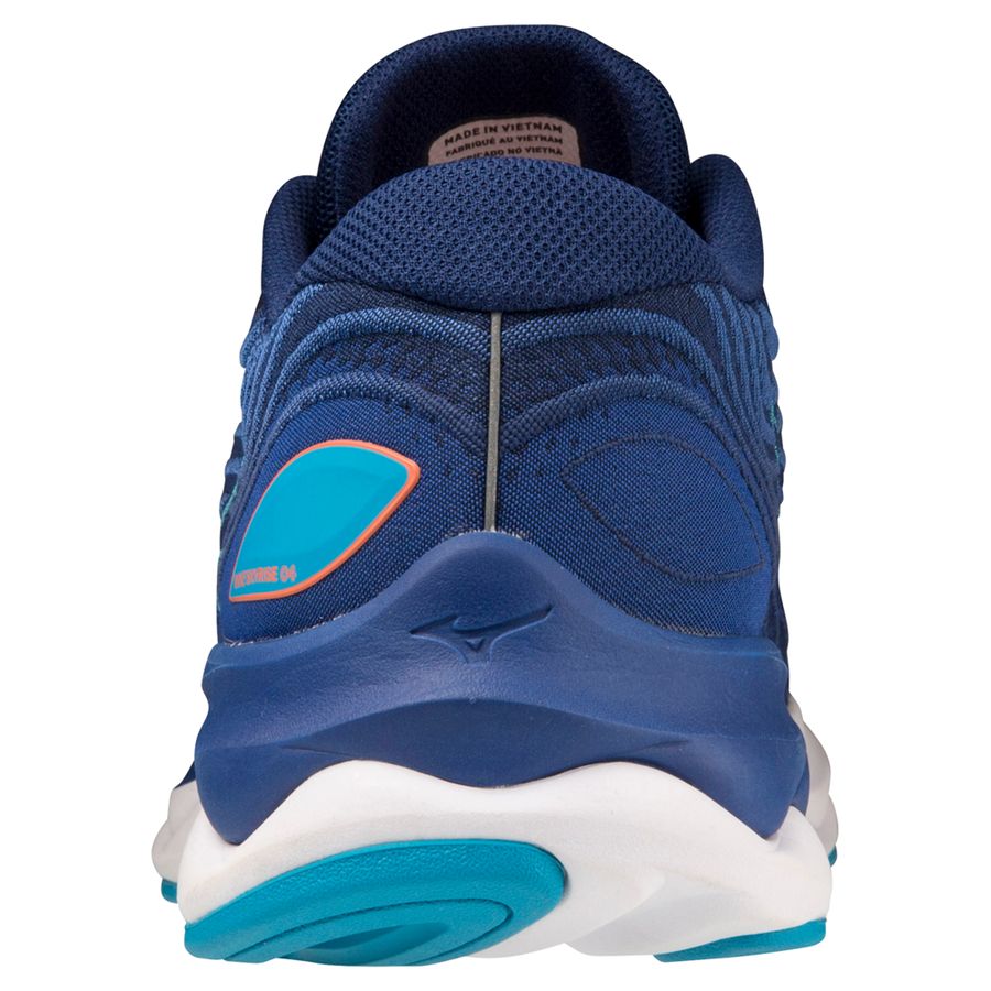 Blue Men Mizuno Wave Skyrise 4 Running Shoes | 5826-RZDXC