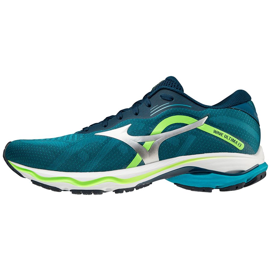 Blue Men Mizuno Wave Ultima 13 Running Shoes | 3528-QLTPG