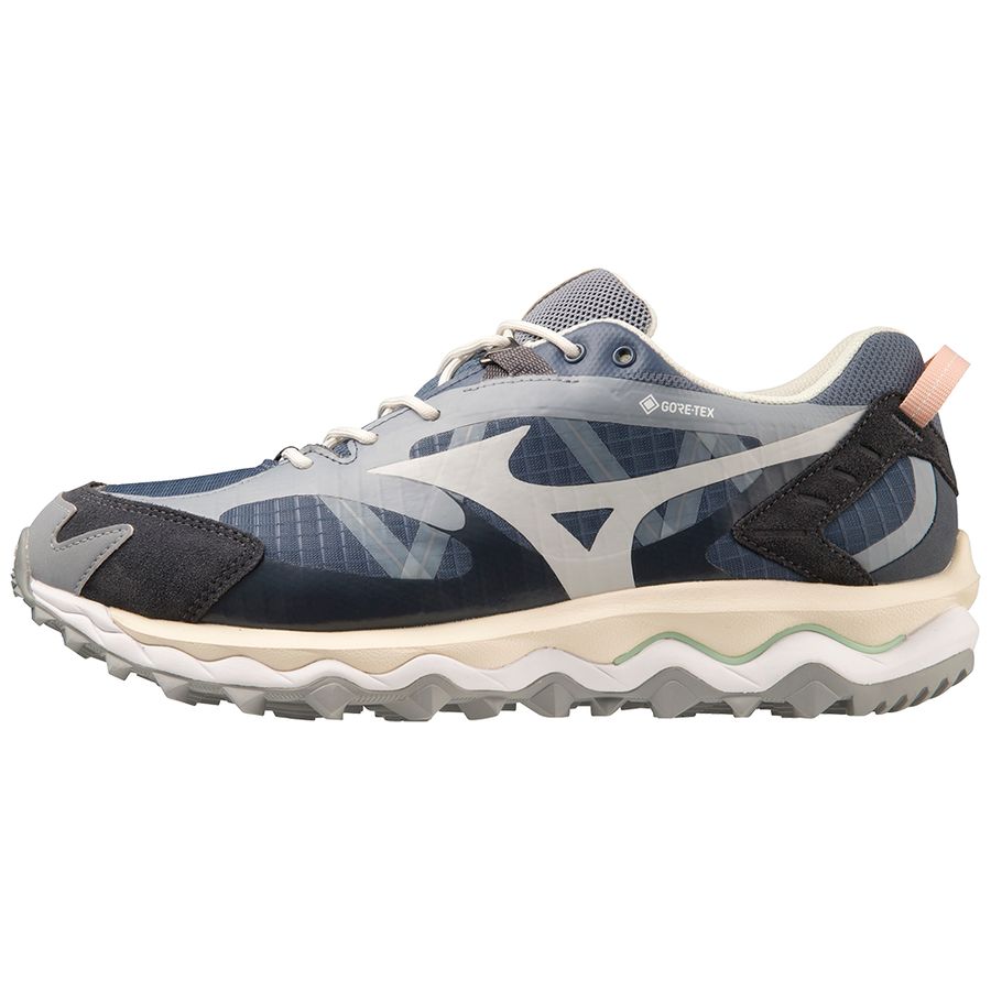 Blue Women Mizuno Wave Mujin Tl Gtx Sneakers | 0249-FPXYR