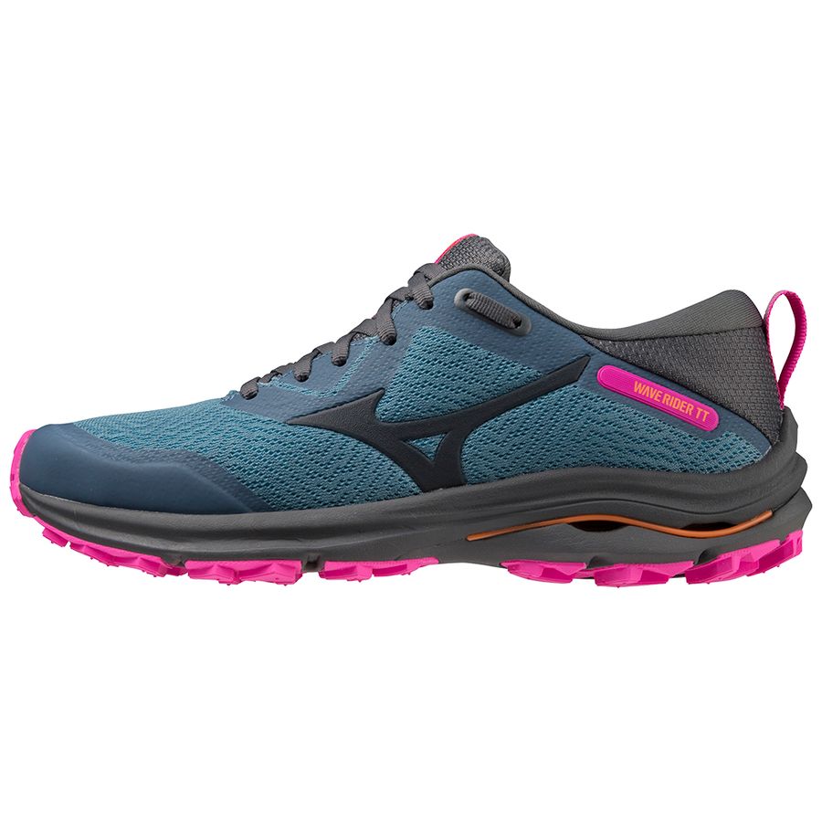 Blue Women Mizuno Wave Rider Tt Trail Running Shoes | 3942-LSNYA