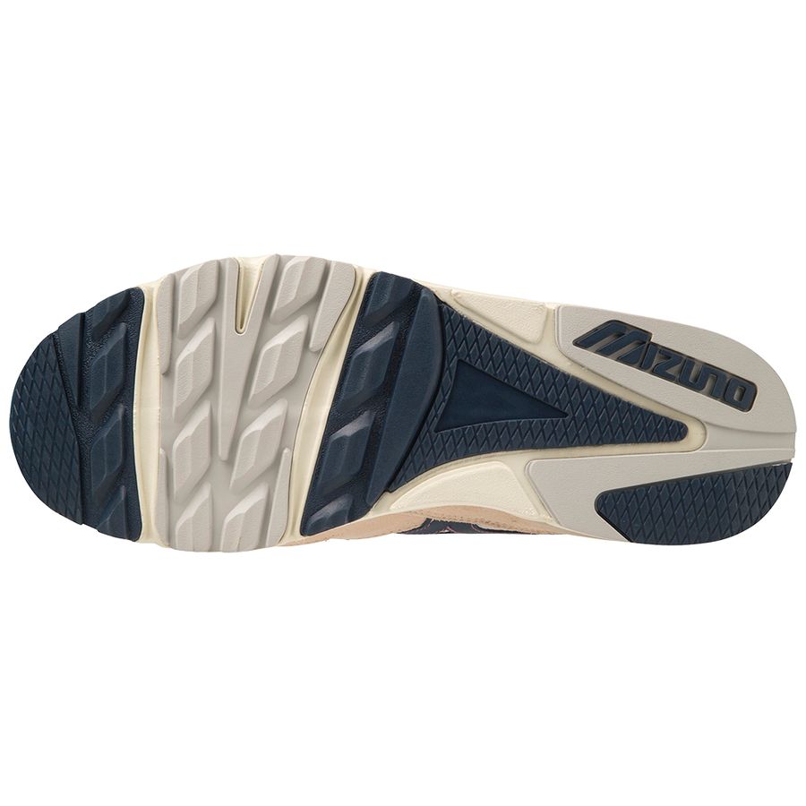 Blue / Beige Men Mizuno Sky Medal Sneakers | 1372-RMKIE