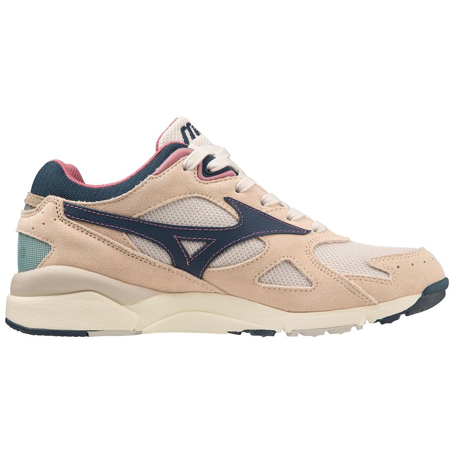 Blue / Beige Men Mizuno Sky Medal Sneakers | 1372-RMKIE