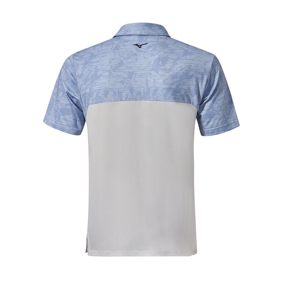 Blue / White Men Mizuno Qd Hazard St Polo Shirts | 1860-XJSFV