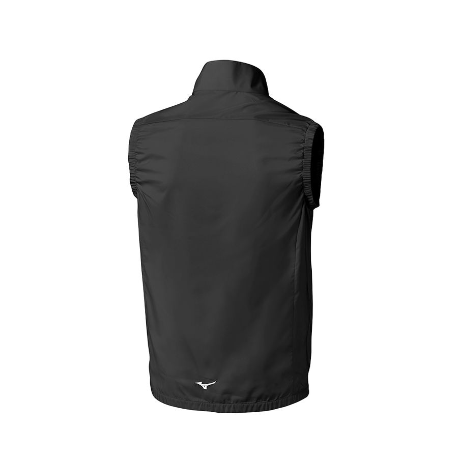 Deep Grey Men Mizuno Drizzle 2 Vest Jackets | 8542-FTMAR