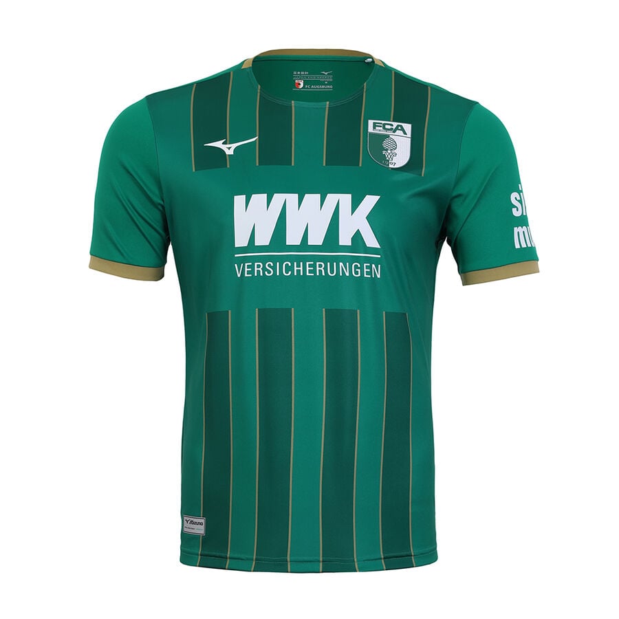 Green Men Mizuno Away Jersey Augsburg T Shirts | 3286-RJEPD