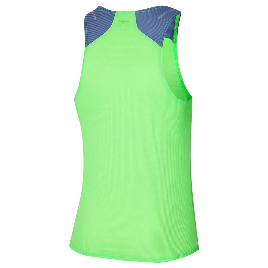 Green Men Mizuno Dryaeroflow Tanks | 7490-EXUCY