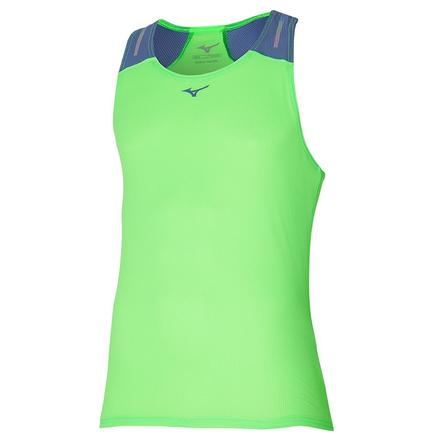 Green Men Mizuno Dryaeroflow Tanks | 7490-EXUCY