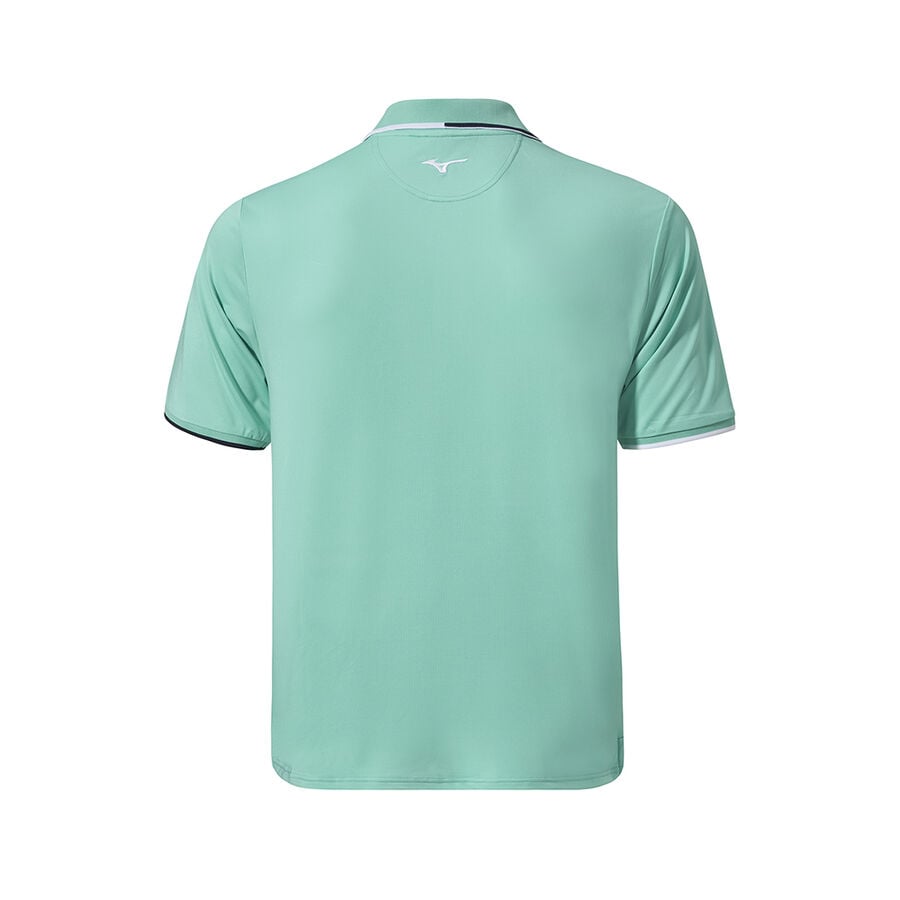 Green Men Mizuno Qd Comp Plus Polo Shirts | 8590-SOQYX