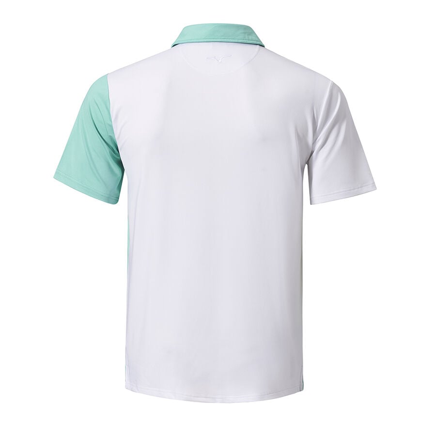 Green Men Mizuno Qd Elite Panel Polo Shirts | 7016-BFXLT