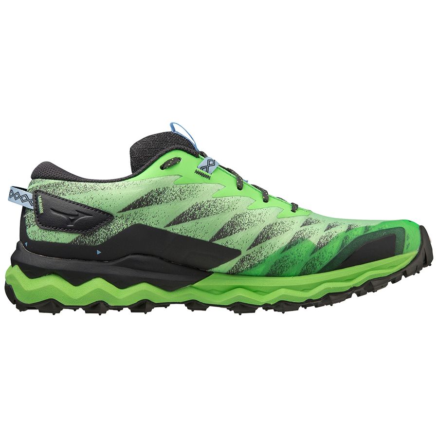 Green Men Mizuno Wave Daichi 7 Trail Running Shoes | 2037-LVWTJ