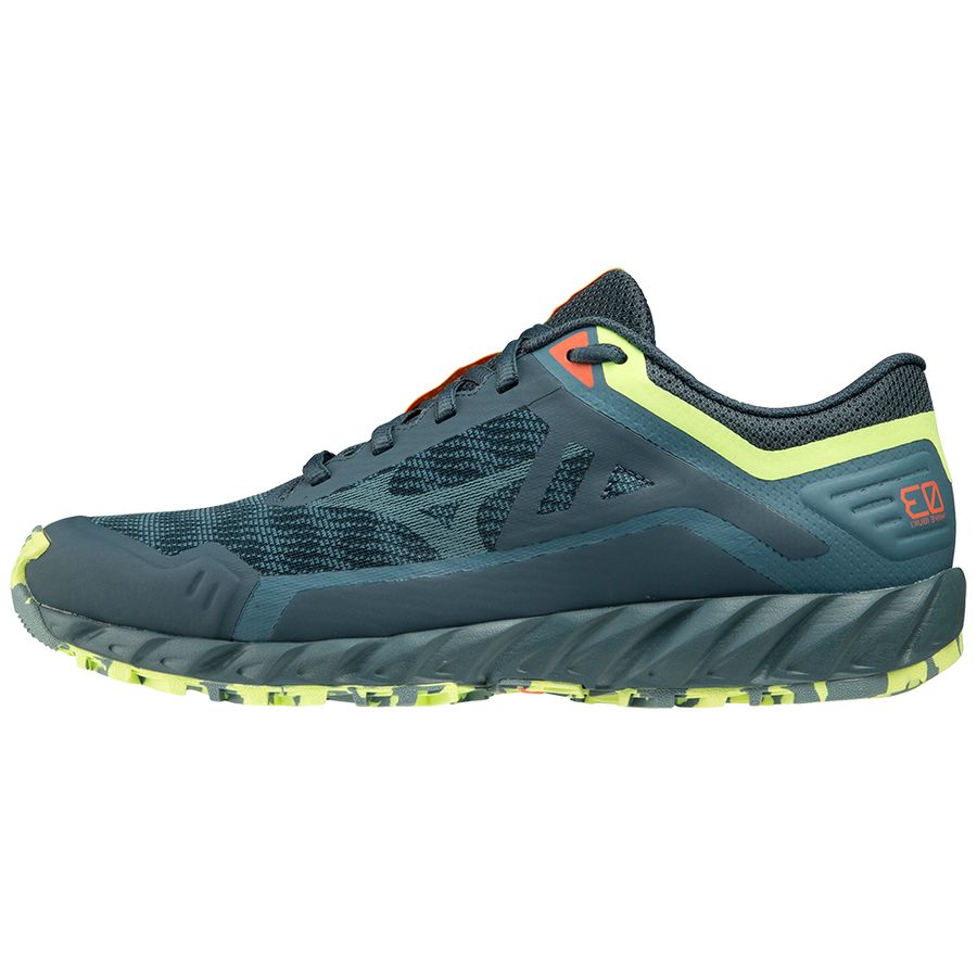 Green Men Mizuno Wave Ibuki 3 Trail Running Shoes | 7039-AHFWO