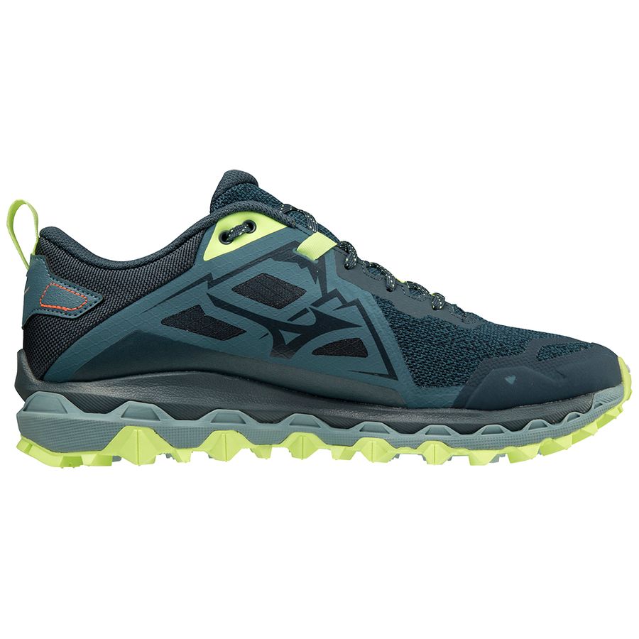 Green Men Mizuno Wave Mujin 8 Running Shoes | 6214-GVLAN