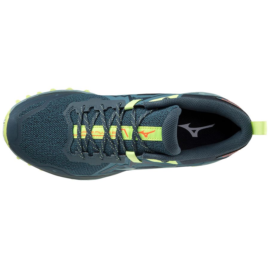 Green Men Mizuno Wave Mujin 8 Running Shoes | 6214-GVLAN