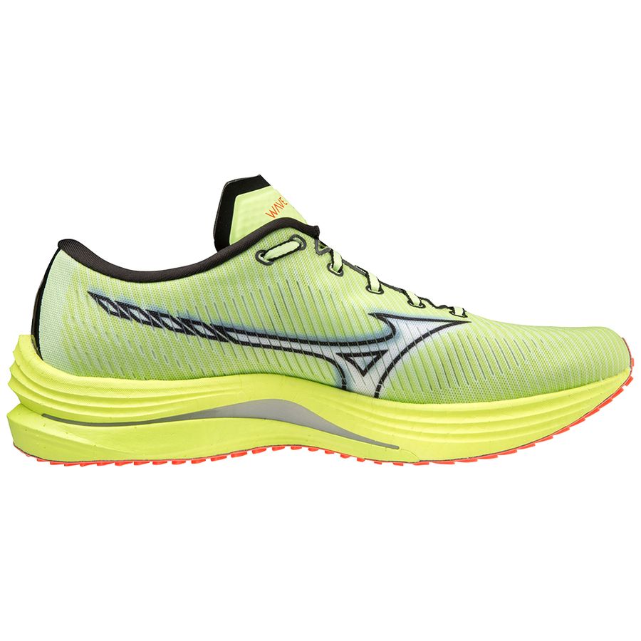 Green Men Mizuno Wave Rebellion Running Shoes | 8573-IOKQH