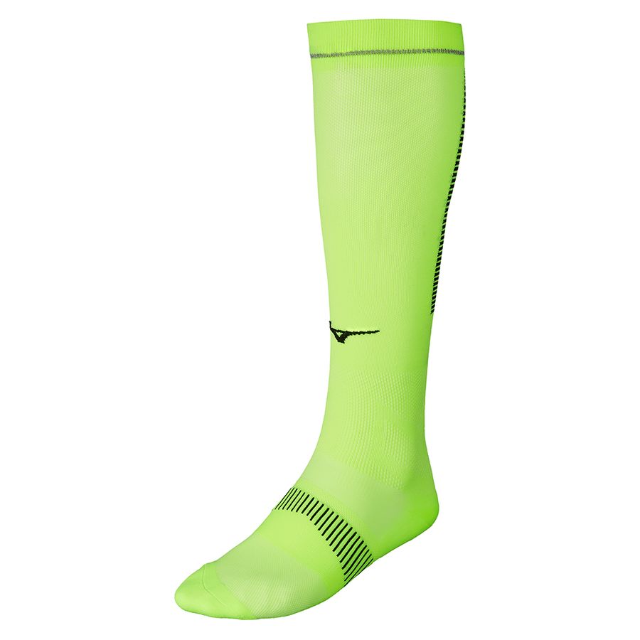 Green Women Mizuno Compression Socks | 1394-GJCWA