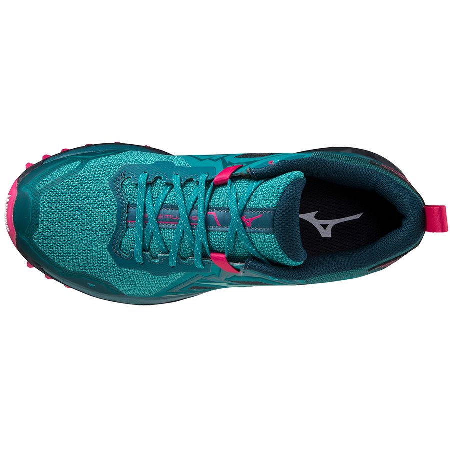 Green Women Mizuno Wave Mujin 8 Running Shoes | 2907-ANTYZ