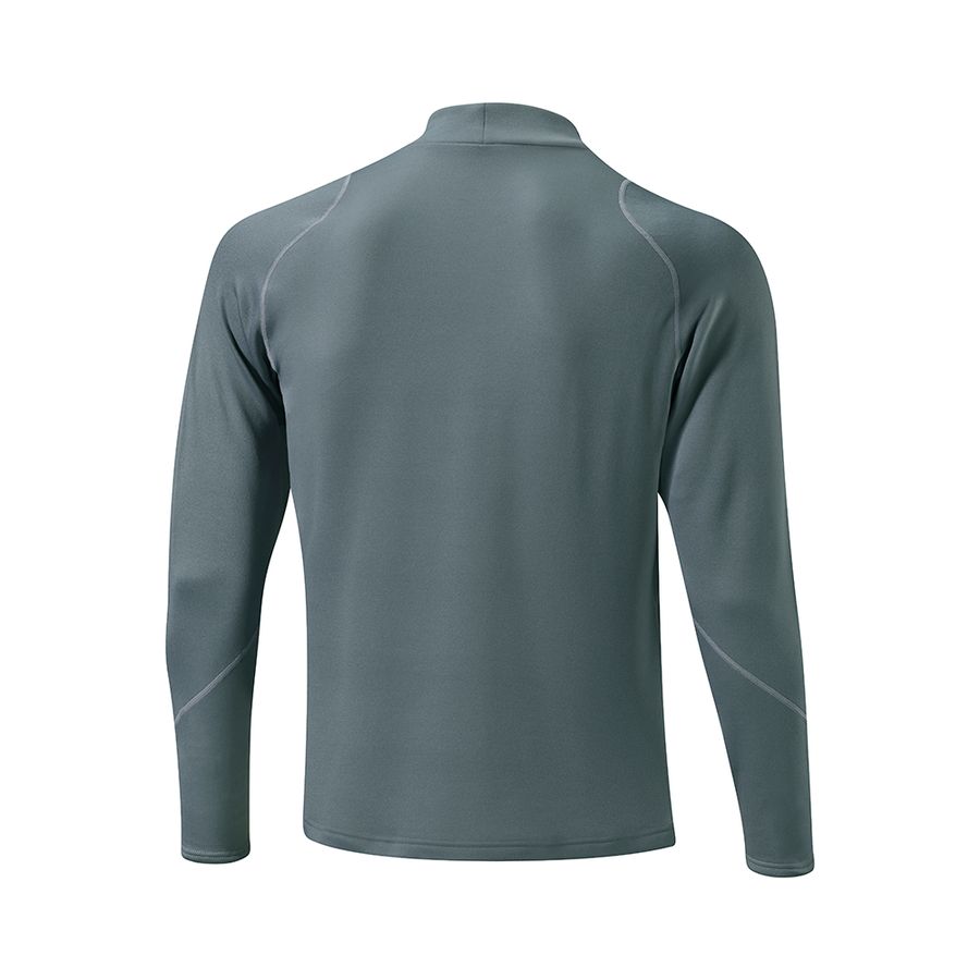 Grey Men Mizuno Breath Thermo Biogear Base Layer Tops | 1874-QNRHS