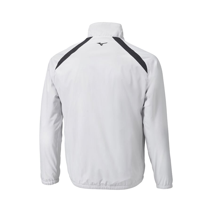 Grey Men Mizuno Breath Thermo Move Tech Jackets | 7621-FWNDM