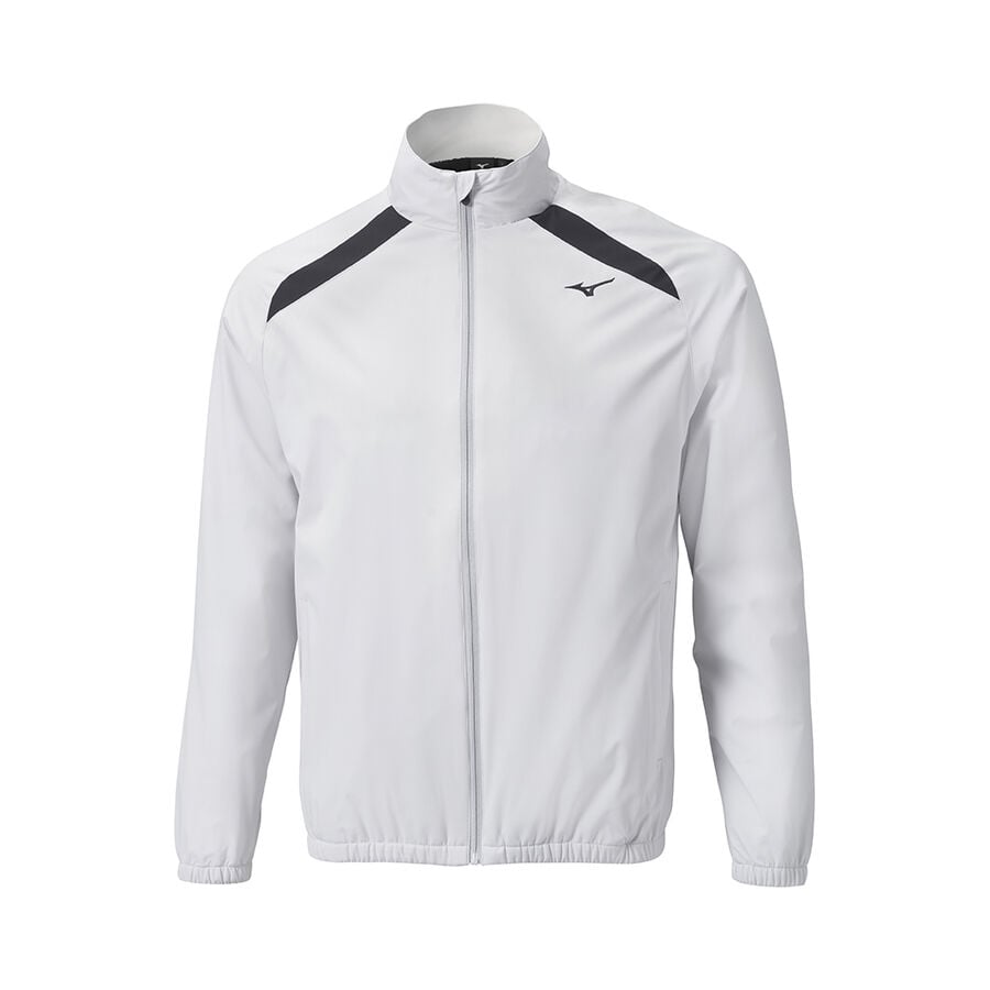 Grey Men Mizuno Breath Thermo Move Tech Jackets | 7621-FWNDM