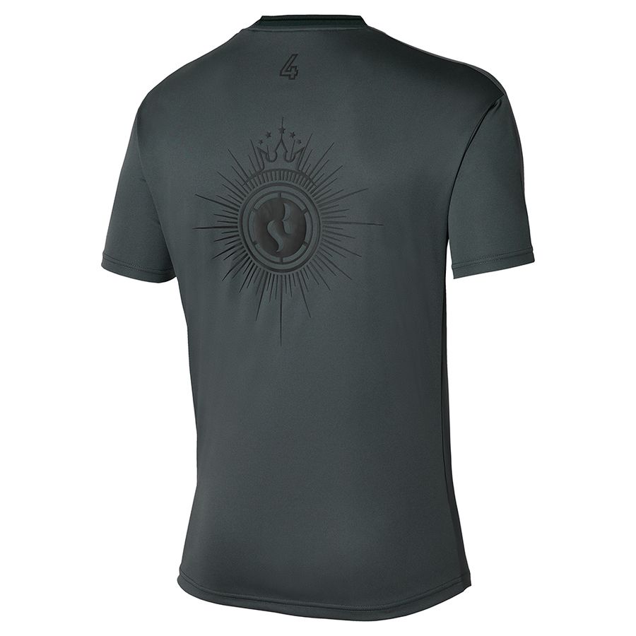 Grey Men Mizuno Sergio Ramos Training T Shirts | 2450-CETHM