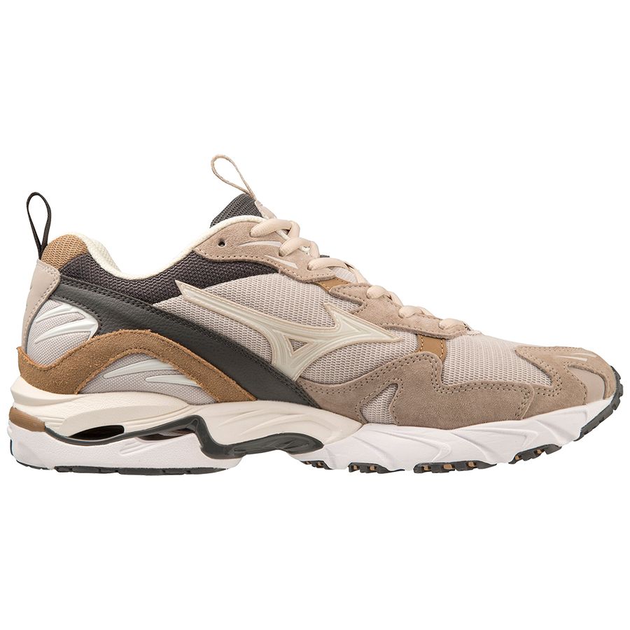 Grey Men Mizuno Wave Rider 10 Premium Sneakers | 4078-ZVASI