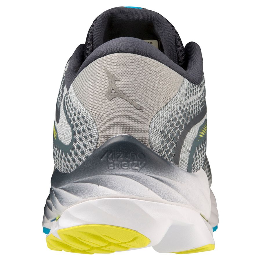 Grey Men Mizuno Wave Rider 27 Running Shoes | 5480-TKRZQ