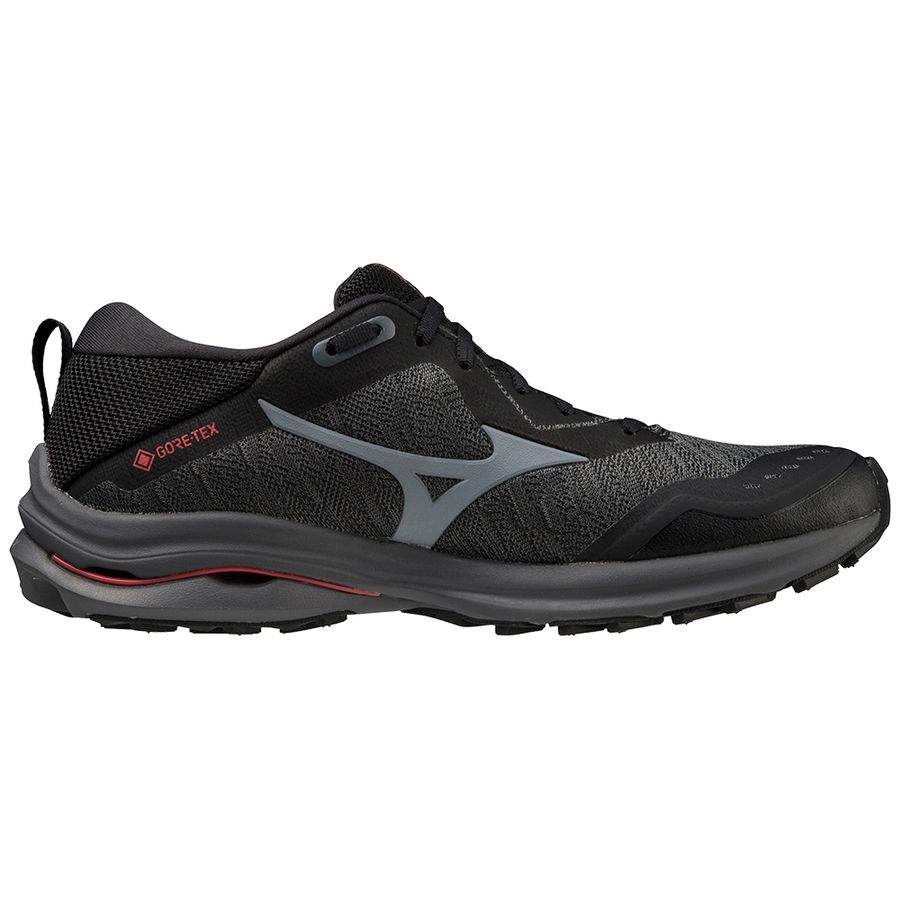 Grey Men Mizuno Wave Rider Gtx Trail Running Shoes | 8216-UCFGV