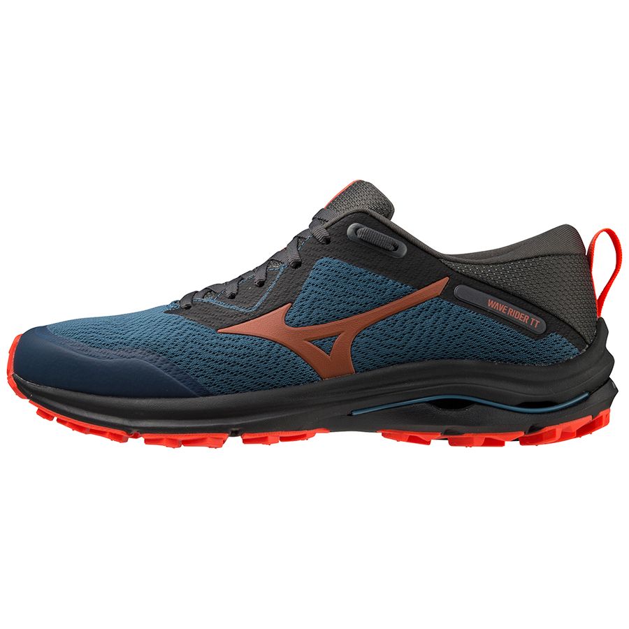 Grey Men Mizuno Wave Rider Tt Trail Running Shoes | 6143-GUJLZ