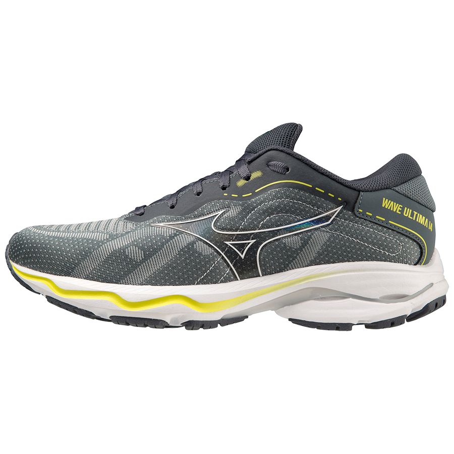 Grey Men Mizuno Wave Ultima 14 Running Shoes | 5283-CJBVS