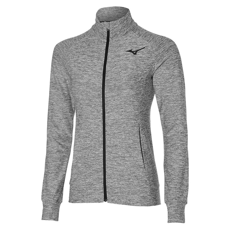 Grey Women Mizuno Training Jackets | 8234-CREFK