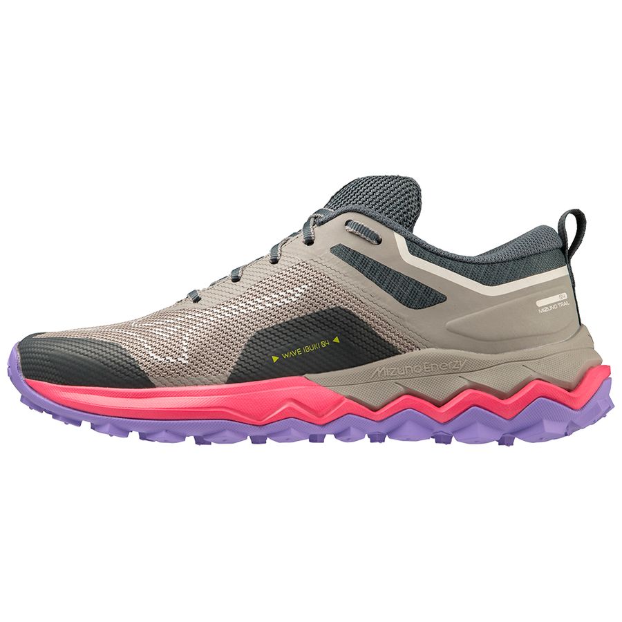 Grey Women Mizuno Wave Ibuki 4 Running Shoes | 3129-DEHQU