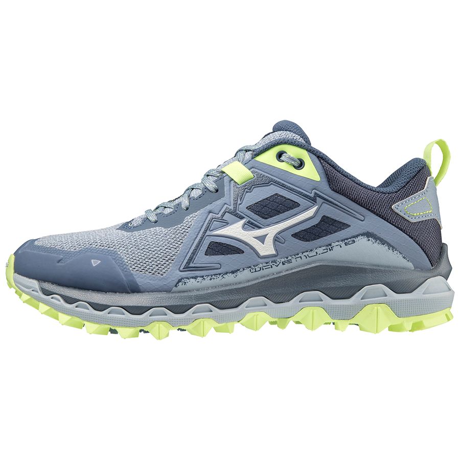 Grey Women Mizuno Wave Mujin 8 Trail Running Shoes | 0786-EJNKC