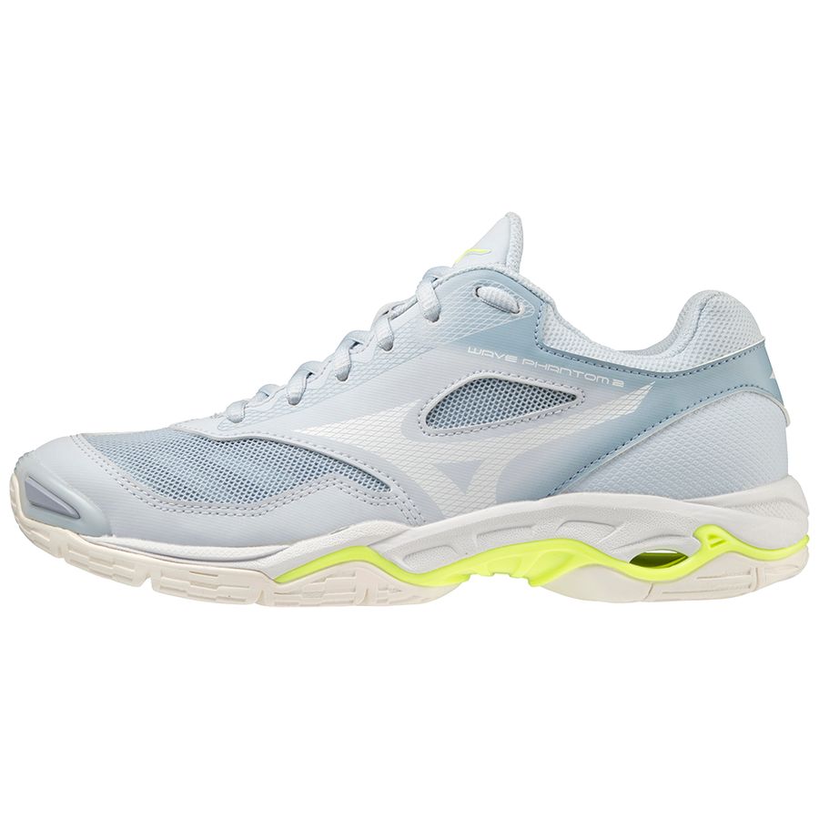 Grey Women Mizuno Wave Phantom 2 Handball Shoes | 2675-EJPBC