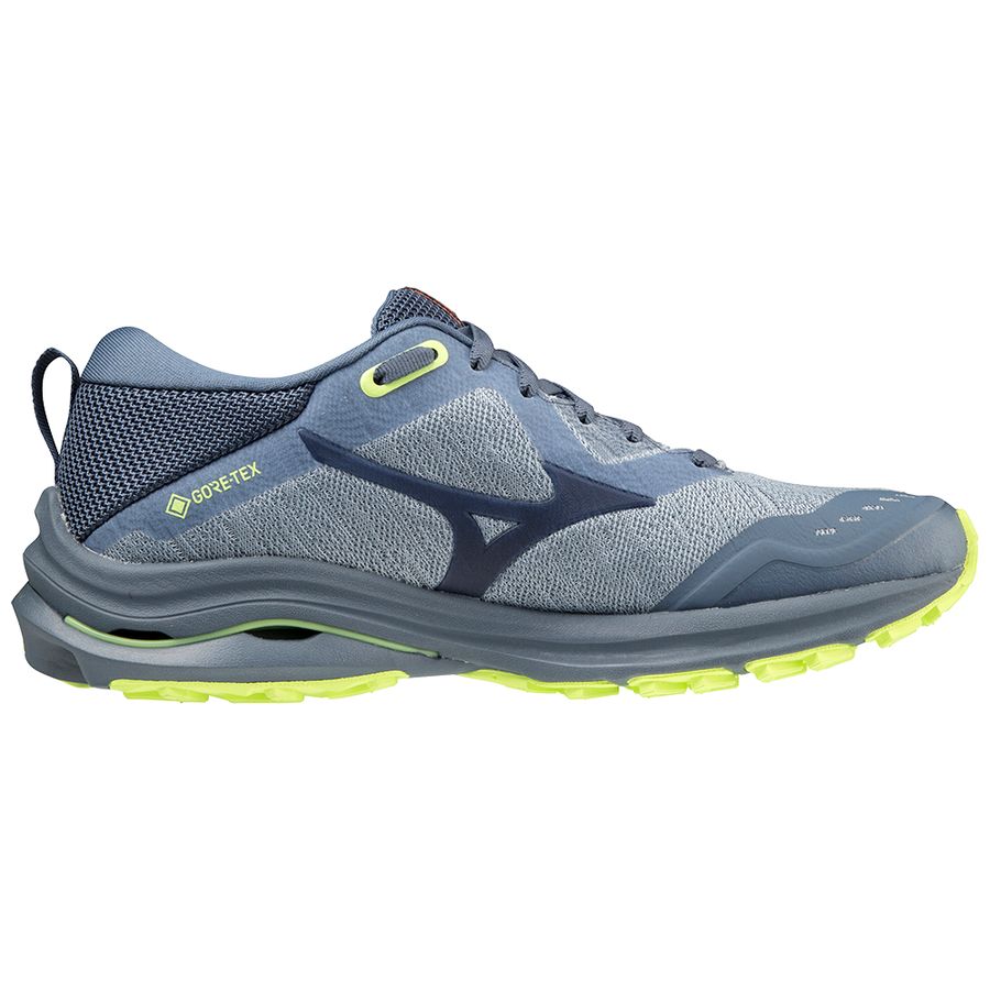 Grey Women Mizuno Wave Rider Gtx Trail Running Shoes | 0472-XECFA