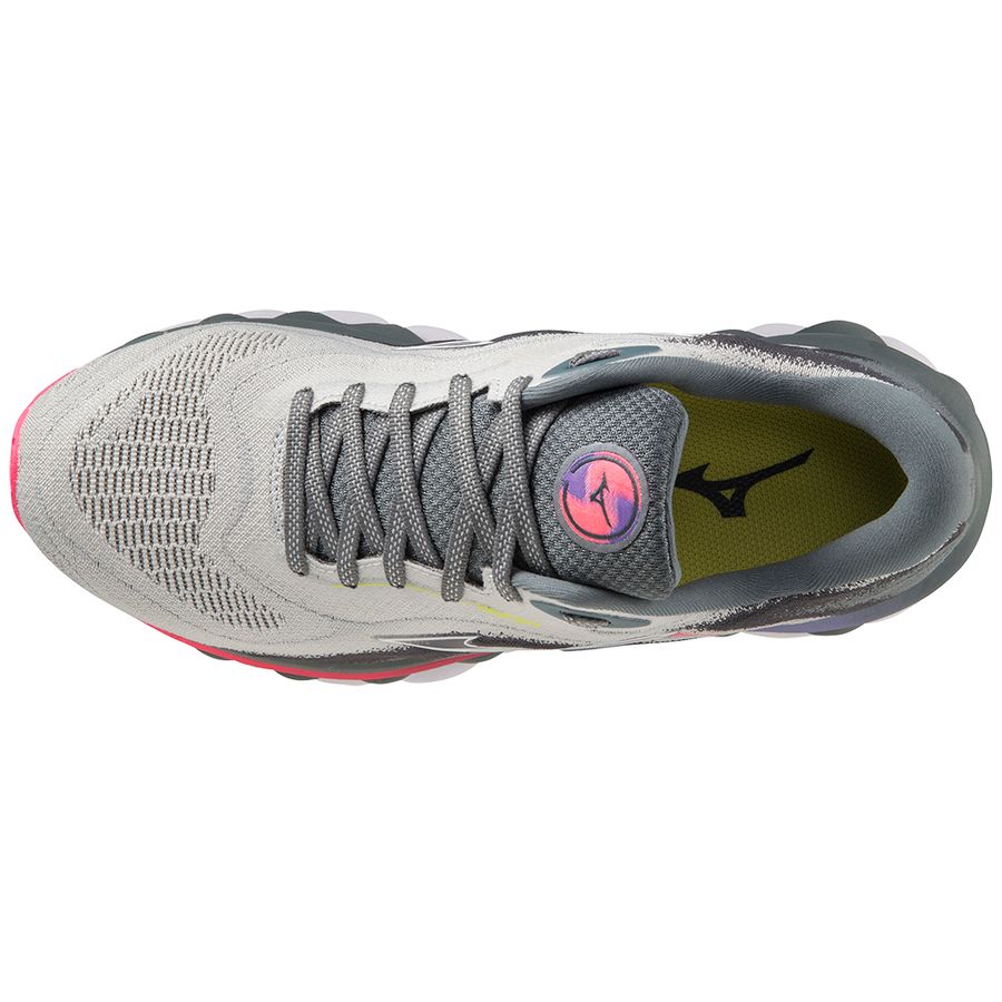 Grey Women Mizuno Wave Sky 7 Running Shoes | 5763-IASRE